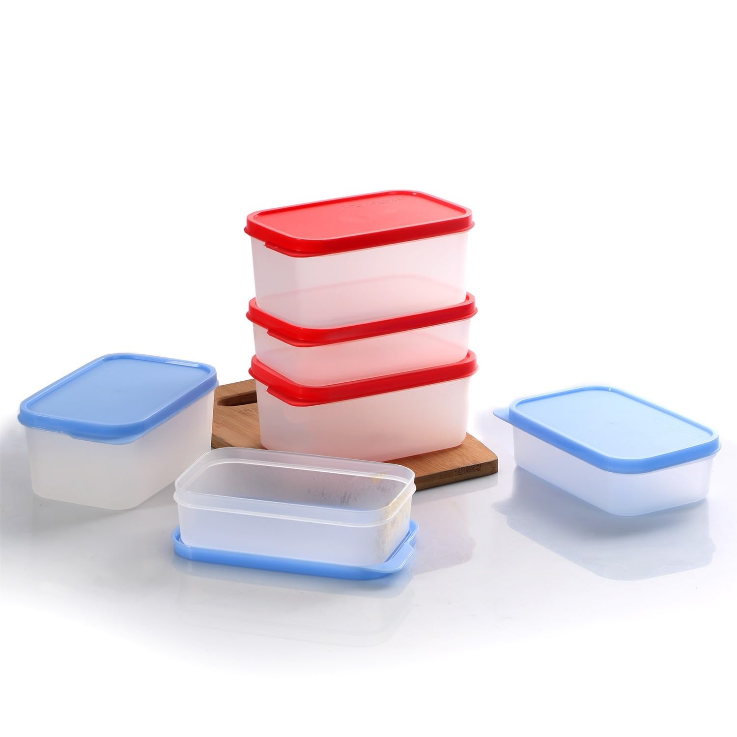 ANKUL Storage Box with Lid Set of 6(3x500ml & 3x250ml) Microwave & Dishwasher Safe|Airtight Leak Proof Fridge Organizer for Kitchen Snacks/Lunch box for office (Ivory Chocolate, 6) (B0CGFTZGDQ) Amazon Price History, Amazon Price Tracker