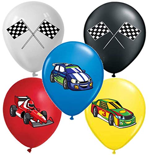 Vision licensed race cars 12" party supplies ballo…