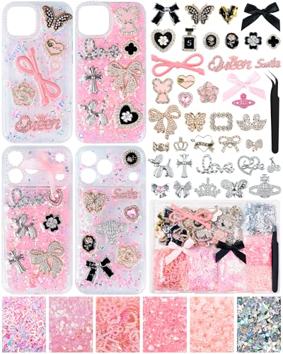 FIVEIZERO Junk Phone Case Charms Kit for DIY Custom Decor