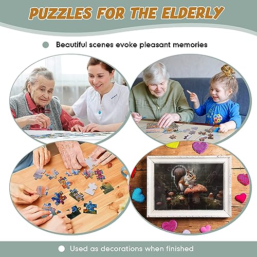 Hiboom HIBOOM-SENSORY MOTOR AIDS-GFDG563 10 Pack 16 Piece Jigsaw Dementia Puzzles thumb #4