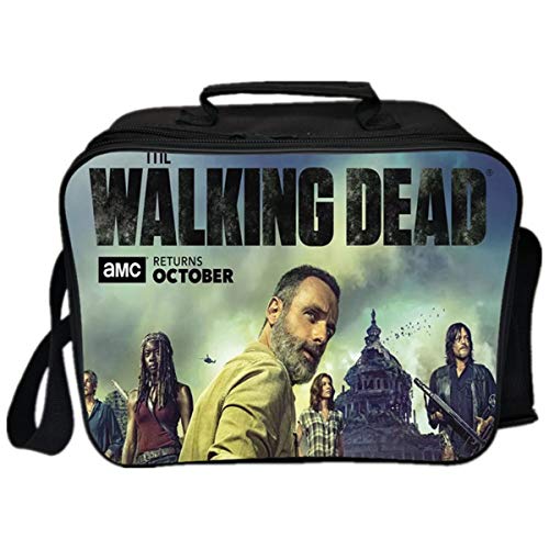 GD-Clothes The Walking Dead Lunch Bags-Insulated Lunch Bag Kids Reusable Lunch Boxes for Picnic,Travel,School