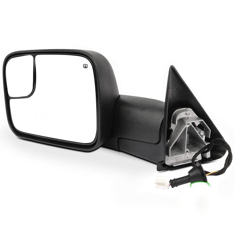 Dodge Towing Mirrors SCITOO Driver Side Rear View Mirrors for 1998-2001 Dodge Ram 1500 2500 3500 with Power Control Heated Manual Telescoping and Manual Folding Feature
