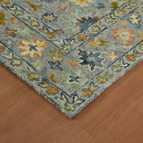 Image of Hand Tufted Premium Rug Premium Wool Carpet for Living Room Bedroom and Hall Size 9x12 Feet Color Multi