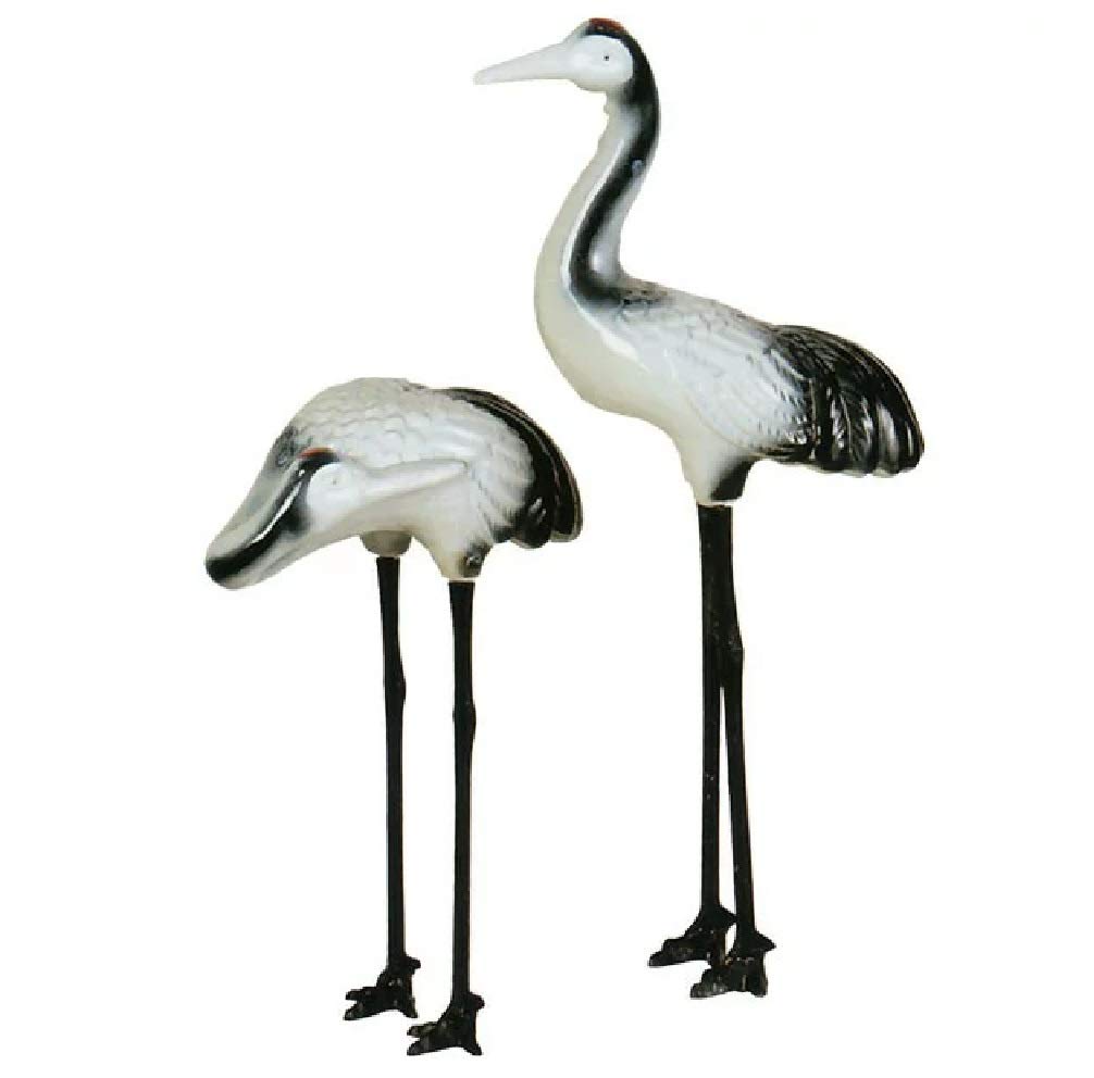 信楽焼陶器製鶴の置物