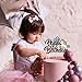 Kaakswa Unicorn Happy Birthday Cake Topper,Rainbow Unicorn Theme Cake Butterfly Cake Decorations for Girls Birthday Party Supplies