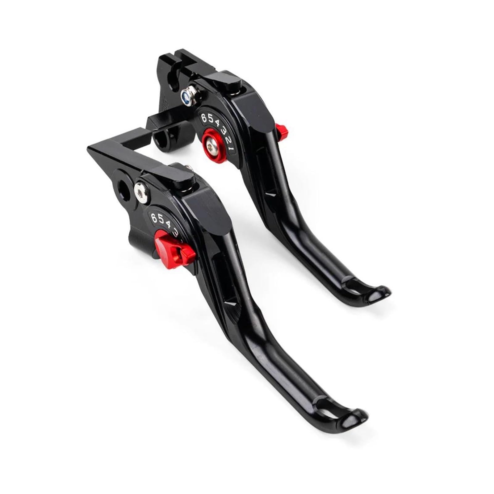 Motorbike Hand Levers For Tenere700 For T7 For T700 For Rally For Tenere 700 For World For Raid XTZ700 SP CNC Motorcycle Brake Clutch Levers Set Handle Brake Lever Motorbike Clutch Lever(Red)