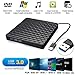 Produktbild Externes CD-/DVD-Laufwerk, Jsingda tragbares USB 3.0 Slim CD/DVD+/-RW Rom Rewriter Brenner, High-Speed-Datenübertragung, kompatibel mit Windows XP 7 8 10 Mac OS Linux Laptop Desktop PC