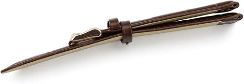 Miniatura 5 de Correa de repuesto de piel de becerro y cocodrilo con hebilla de acero inoxidable para hombres y mujeres 4564 pulgadas, 34 pulgadas, 2532 pulgadas,