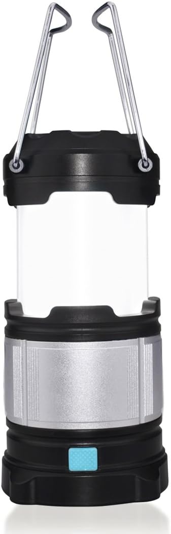 FLYSPIN Portable LED Outdoor Lantern Collapsible Rechargeable Waterproof Lantern Lights Ultra Bright with 185 Lumens, 4 Brightness Modes and USB Port For Outdoor, Emergency, Hurricane, Hiking, Fish