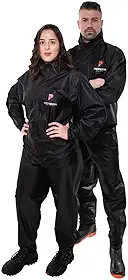 Capa de Chuva Pioneira Urban Nylon - Preto com Rosa (Feminino) - GG