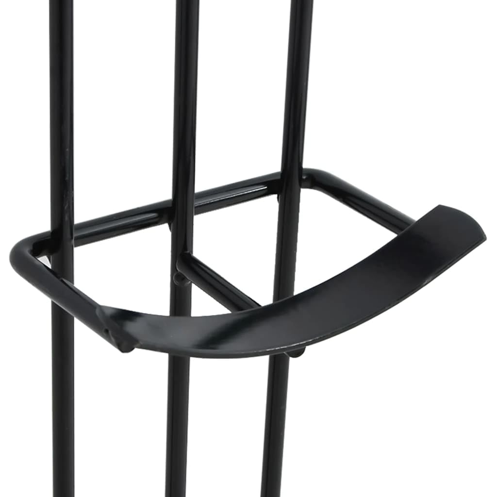 Fass Hindernis Halter 2 STK. aus Stahl schwarz 15 x 10,5 x 54,5 cm, verstellbare Auflagen für Reitsport, Training, Dressur und Springen, reiten, Pferd, Reiter, reitbedarf