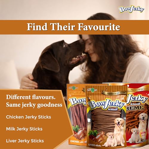 Image of Liver Dog Treats Combo Pack | High Protein Stick Shape Dog Snacks for Training & Reward | Healthy Liver Treats for Puppies & Adult Dogs 800g x 2