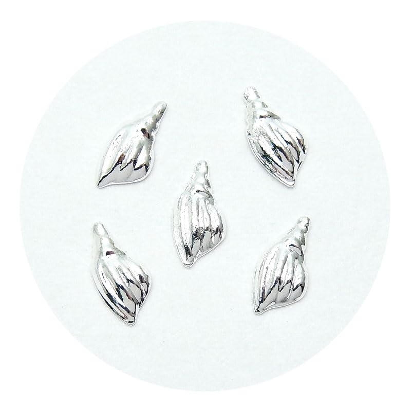 Amazon.co.jp: ネイル メタル パーツ シェル アソート 5個入り 123 (12