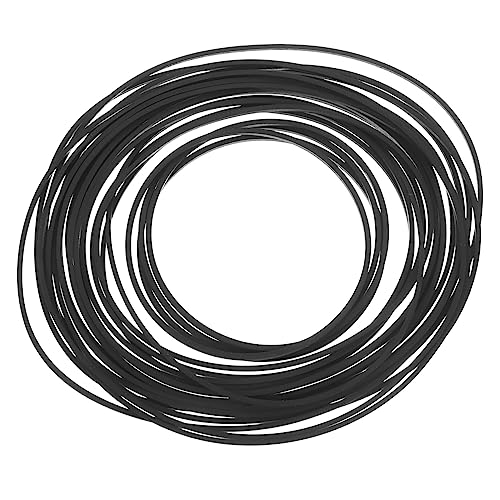 Abaodam 1mm Square Cassette Tape Belt for Cassette Recorder Replacement Belt for Tape Decks Rubber