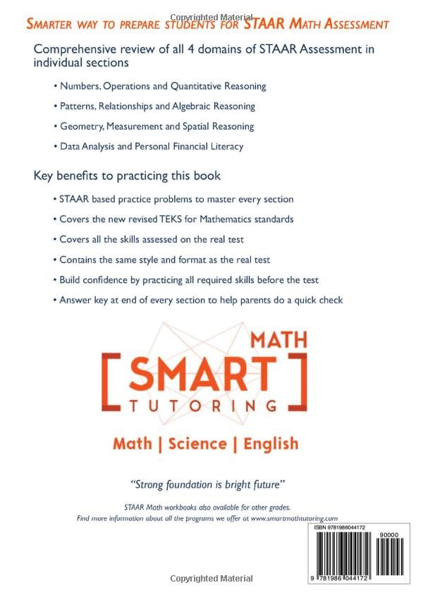 Texas Test Prep STAAR Math Workbook-Grade 3: Largest number of high quality practice problems categorized in 4 main categories of STAAR - Image 2
