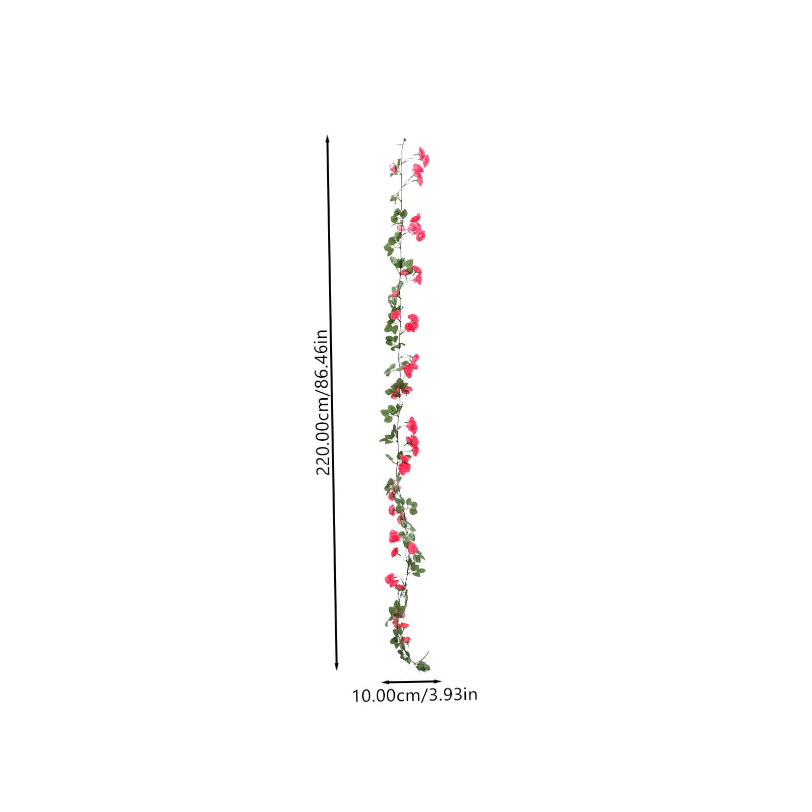 Gatuida 4stücke Künstliche Rosenranke Blumengirlande Köpfe Für Hochzeiten Partys Und Dekoration Imitationsblumen Für Innen Und Außenbereiche Und Elegant