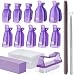 Gel Nail Polish Remover Tool - 600pcs Lint Free Nail Wipes 20pcs Nail Polish Remover Clips Cuticle Pusher Nail Brushes Nail File Nail Buffer BTArtbox Gel Polish Remover Tools Kit