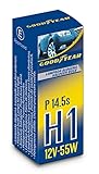 Good Year 77022 Halogen-Scheinwerferlampen H1, 12 V, 55 W, 1 Stück