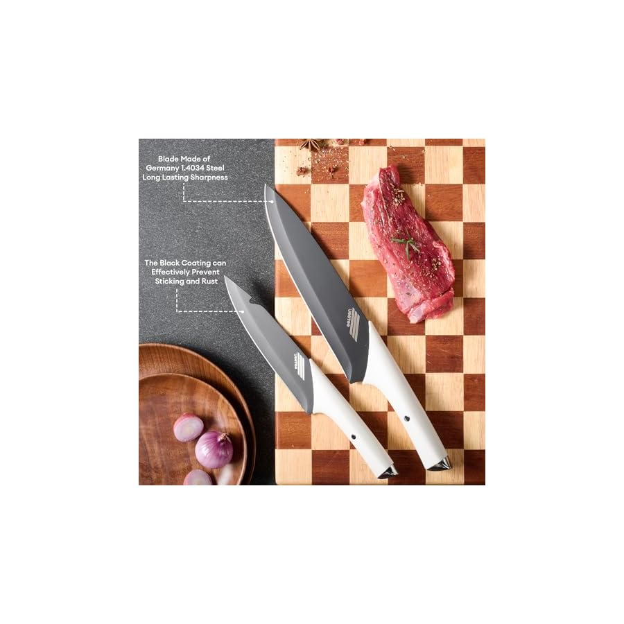 JEETEE-Kitchen-Knife-Set-6-Pcs-Knife-Set-with-Block-Non-stick-and-Rust-proof-Knife-Block-Set-Bionic-Design-with-15-Sharp-Tip-and-Best-Grip-Knife-Handle-Dishwasher-Safe JEETEE Kitchen Knife Set, 6 Pcs Knife Set with Block, Non-stick and Rust-proof Knife Block Set, Bionic Design with 15° Sharp Tip and Best Grip Knife Handle, Dishwasher Safe