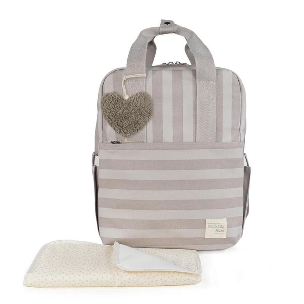 Walking Mum Sintra - Bolsa y mochila para cochecito de bebé multifuncional 2 en 1, color beige