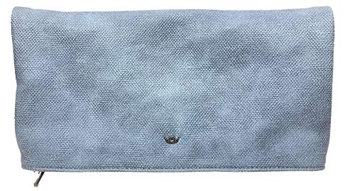 Preisvergleich Produktbild Fritzi aus Preussen Damen Ronja Geldbörse, Blau (Dusty Blue), 6x23x15 cm