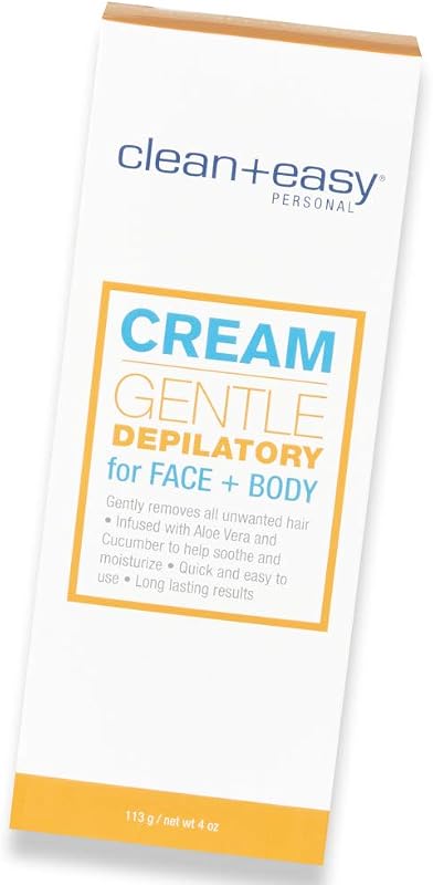 Clean + Easy Creme Depilatório para Remoção de Pelos, 113 g