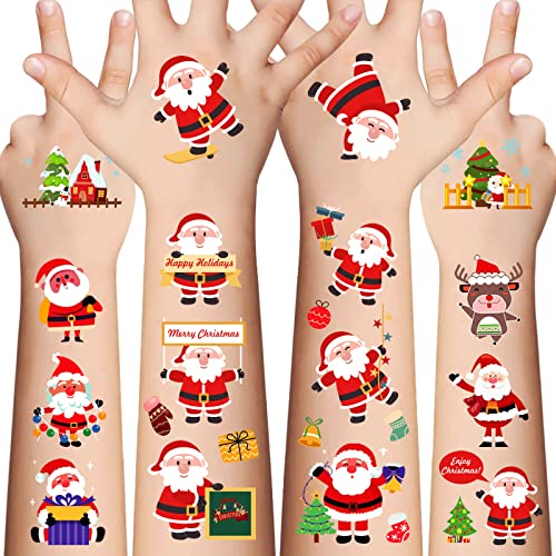 Weihnachtsdeko Kinder 18 Awinmay Weihnachten Tattoos Kinder Strumpf Stuffers und Geschenke -...