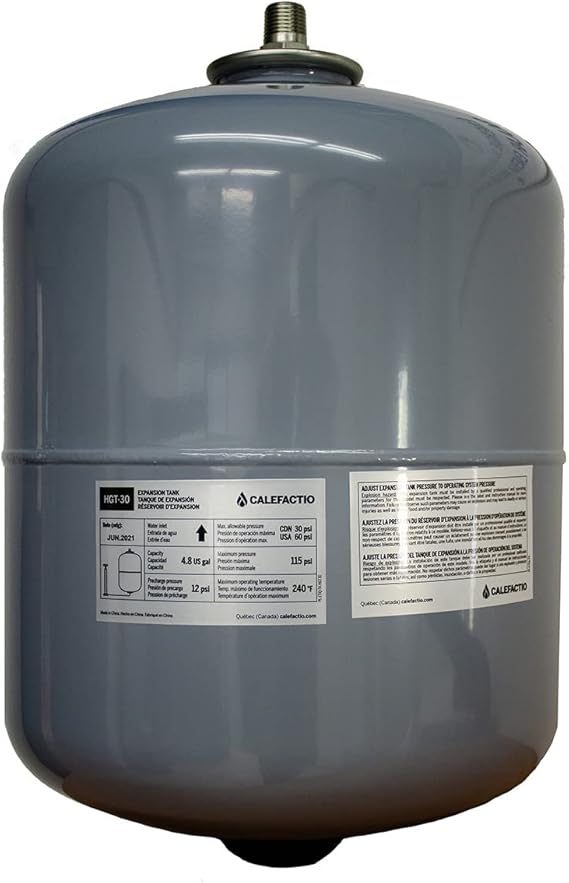 Calefactio HGT30 thermal boiler expansion tank for water and glycol