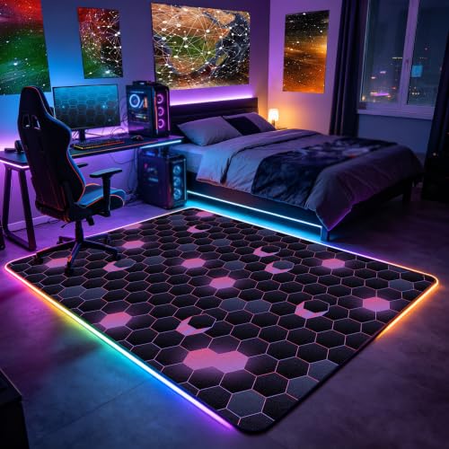 Tapis antidérapant intérieur pour chambre d'ado et protection de sol - 4