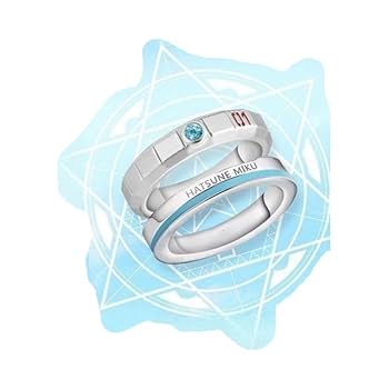 Amazon.co.jp: FAMENG 初音ミク 指輪 Miku リング ペアリング