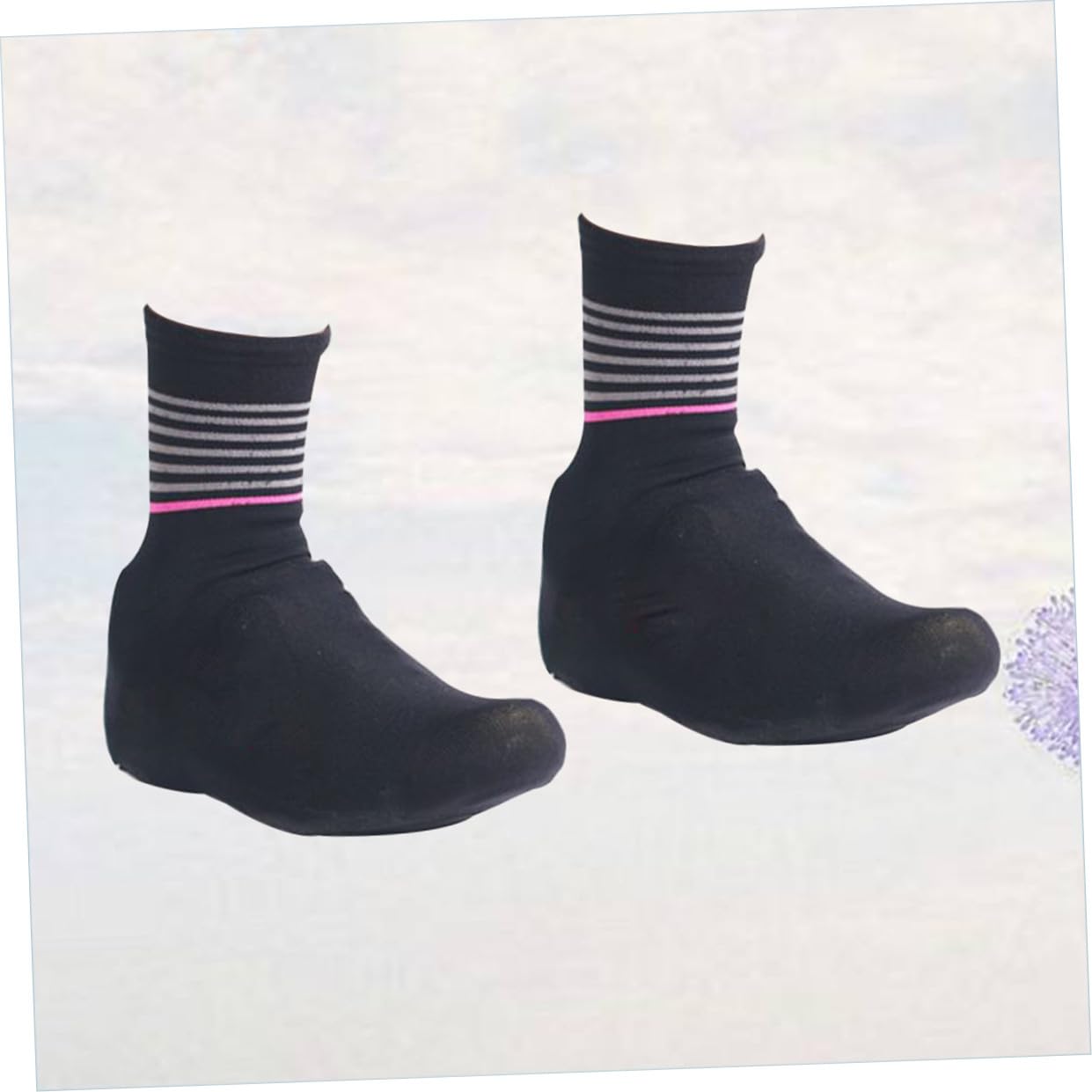 UKCOCO Cubierta De Zapatos De Bicicleta Cubrezapatos De Bicicleta De Carretera Cubrezapatillas De Bicicleta De Carretera Cubrezapatillas De Ciclismo Cubiertas De Zapatos Black