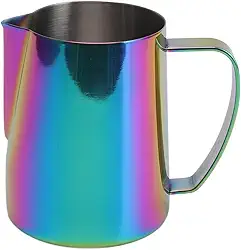 Jarra Pitcher 600ml Leiteira Inox Barista Profissional (Rainbow)