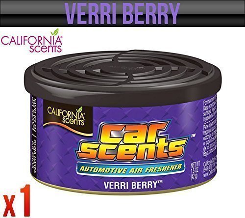 CALIFORNIA CAR SCENTS VERRI BERRY AIR FRESHENER HOME VAN OFFICE TAXI x 1
