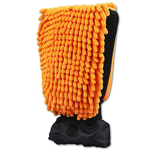 Car wash gloves Foderato con guanti da