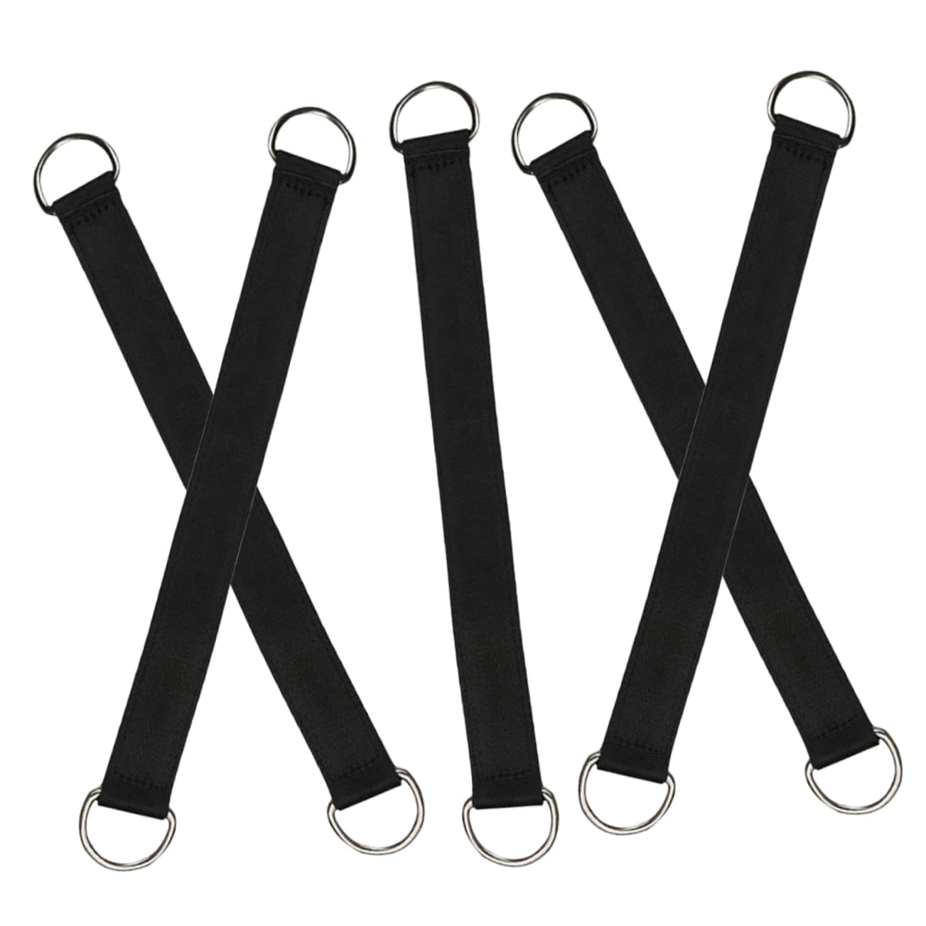 Hemobllo Cintas De Columpio De Correas Ajustables para Hamacas Accesorios De Camping Y Picnic Resistentes Alta Capacidad con Mosquetones Inoxidable para Jardín Y Al 5 Piezas X 5