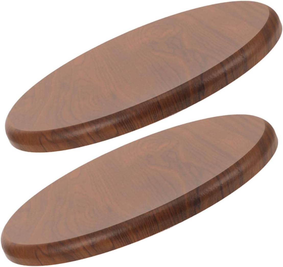 2pcs Wooden Stool Seat Round Barstool Replacement Seat Solid Wood Chair Easy to Stool Supply