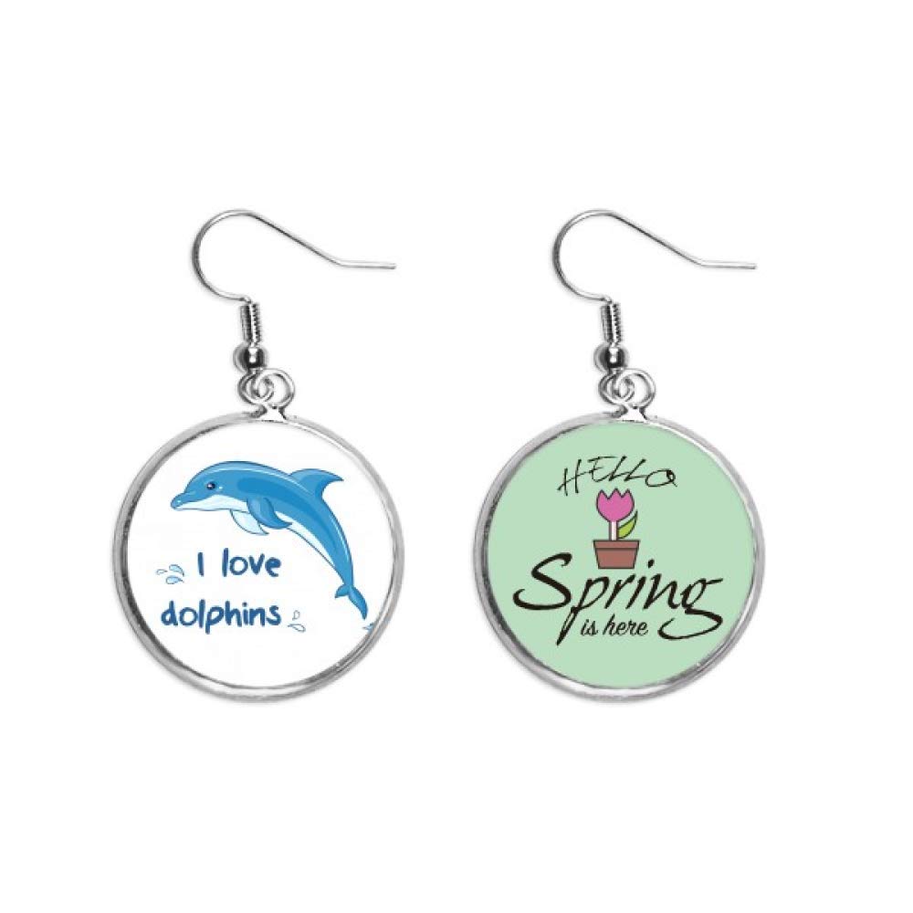 Pendientes de delfines como regalo original de cumpleaños para amantes del mar 5