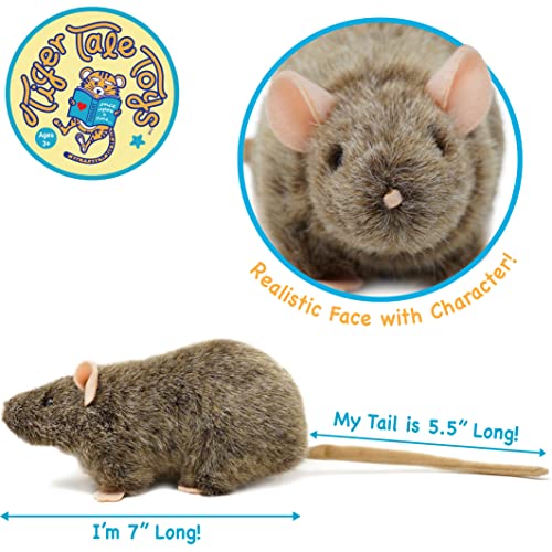 Viahart 850000897793 Reuben The Rat - 7 Inch Stuffed Animal Plush Mouse thumb #1