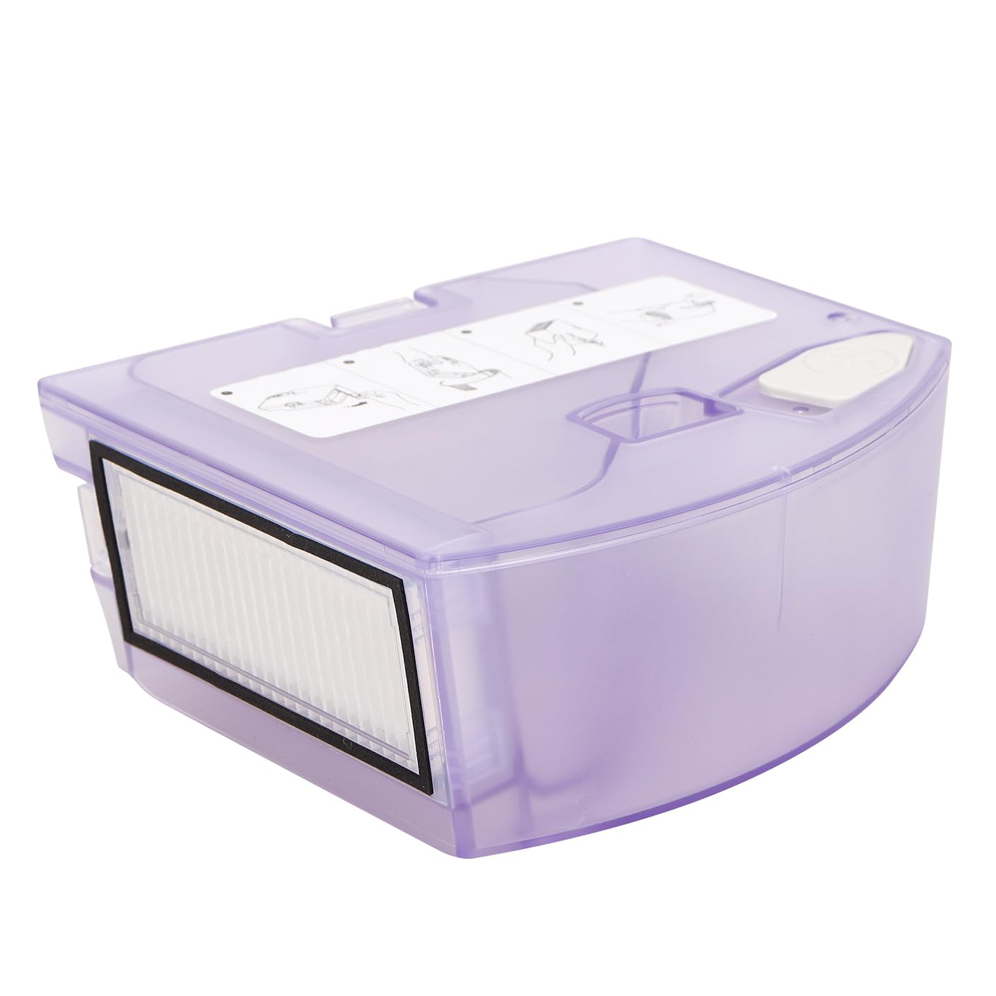 Water Tank Dust Bin Box Compatible with Roborock Q7 MAX/ Q7 MAX+/ T8 Vacuum Cleaner - Waste Collection Dustbin Box Replacement Accessories Spare Parts