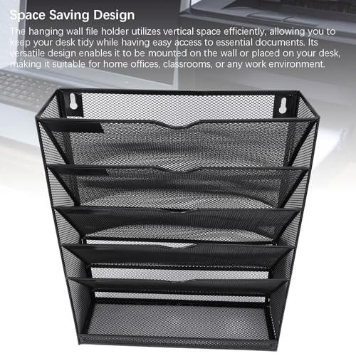 Support vertical avec poches pour organiser le bureau de la maison - 7