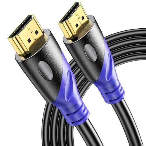 Rommisie 8K HDMI 2.1 Kabel 3m, 8K@60Hz 4K@120Hz Ultra High Speed Kabel Lead 48Gbps, Supports eARC HDR10 HDCP 2.2/2.3, Kompatibel mit all HDMI devices PC/TV/HDTV/Blu-ray
