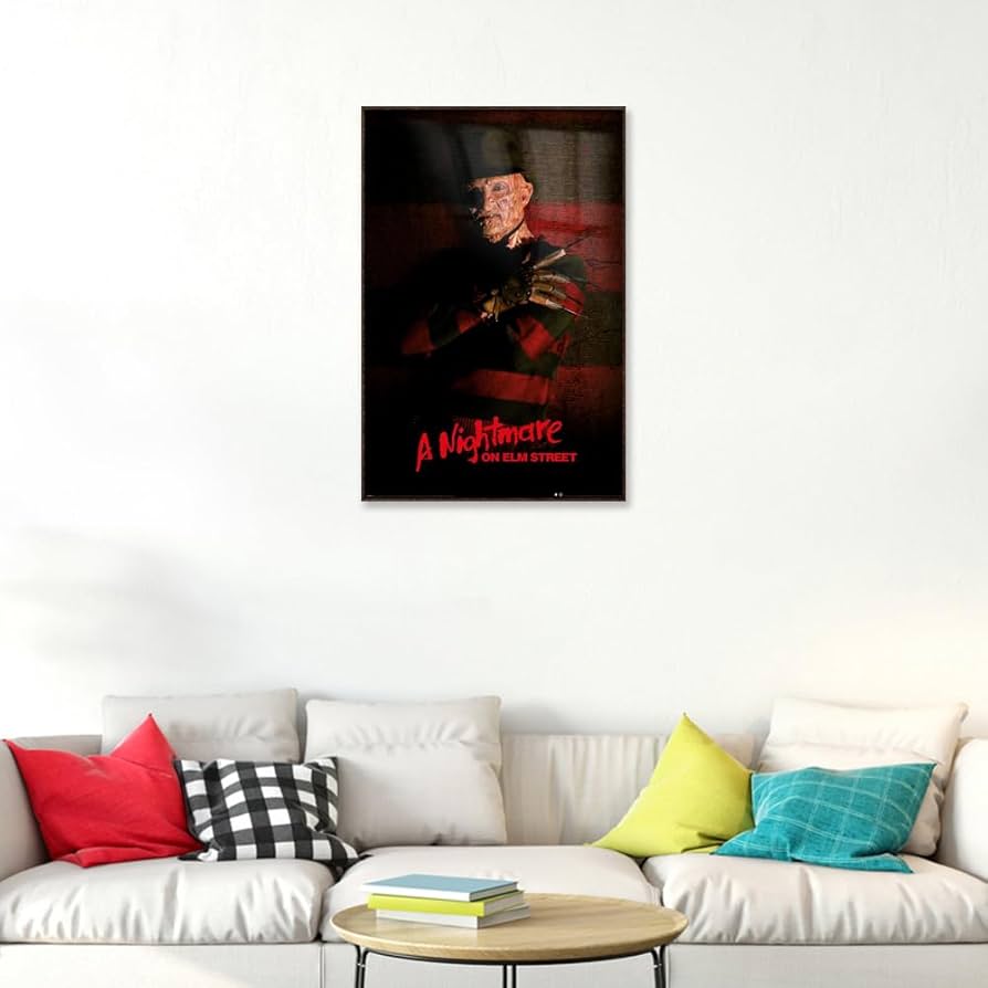 エルム街の悪夢　ホラー　映画　アート　フレディ・クルーガー　海外　ポスター　絵 エルム街の悪夢ホラー映画アートフレディ・クルーガー海外ポスター絵