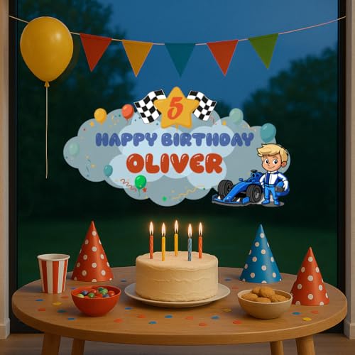 Vinilo Decorativo de Cumpleaños Personalizado para Niños miniatura 6
