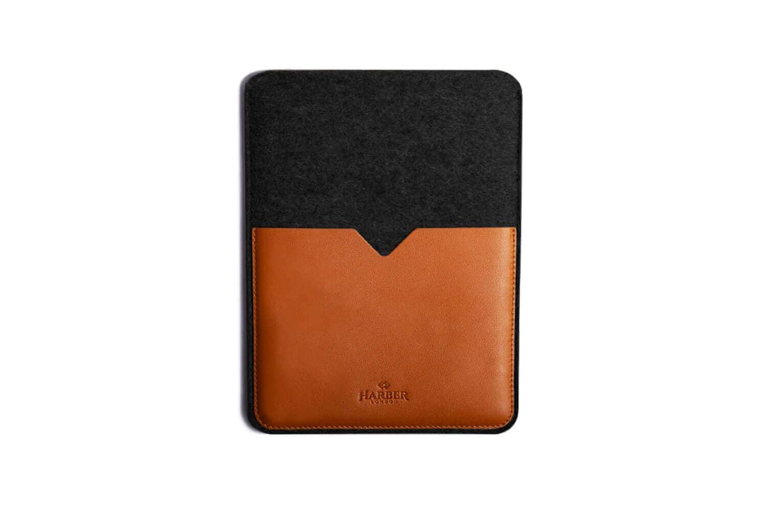 Harber London Black Edition – skórzany pokrowiec na tablet i czytnik e-booków (Kindle/Kindle Paperwhite (2012/2018), CZARNY)