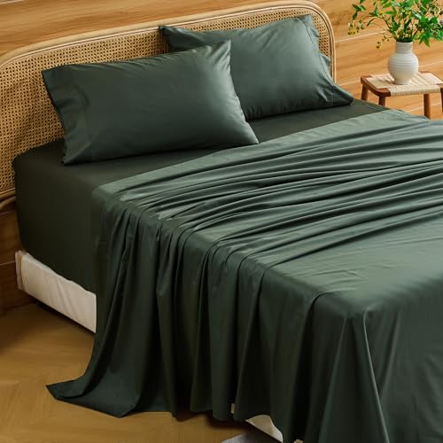 Image of Bedlifes 1000TC Egyptian Cotton Cal King Sheets, 18-24 inch Extra Deep Pocket