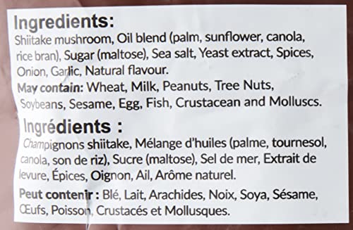DJ&A Shiitake Mushroom Crisps - Lightly Cooked and Seasoned 10.28 Ounce (10.58 Ounce) (Pack of 2) image 5
