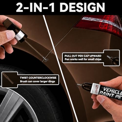 Image of XDOTOAR Car Touch Up Paint for Maruti Suzuki Grand Vitara Chestnut Brown (4E) | 2K Paint Technology | Exact Color Match | Car Scratch Repair Paint Pen | Automotive Touch Up Paint | Quick Drying | Rust Protection | 18ml