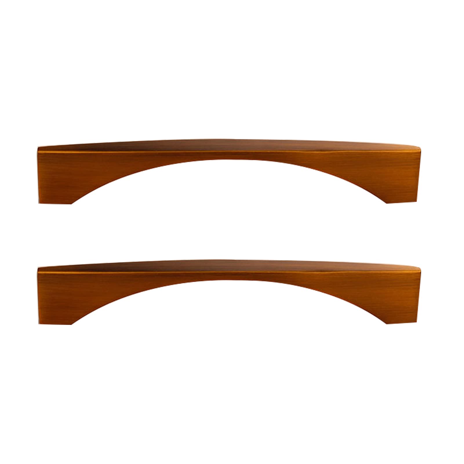 Niusabou One Color Single Hole Handle, Pulls 2 Pack Zincy Yellow Bronze Kitchen Cabinet Handles, Hole Distance 96-192Mm(Hole Distance 128Mm)