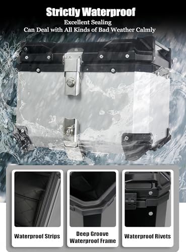Top case moto Yamaha X Ride rigide et verrouillable avec coffre étanche - 6