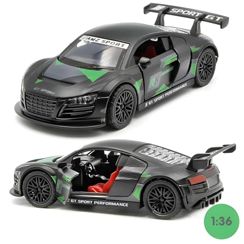 Image of Diecast Metal Car Toy for Kids 1:36 Scale Model | Pull Back Action with No Light & Sound | Openable Doors | Alloy Model Car for Kids | Collectible Toy Car Gift for Boys & Adults